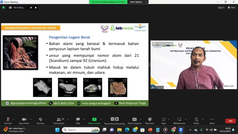WEBINAR NASIONAL : OPTIMALISASI INSTRUMEN AAS MENUJU AKREDITASI ISO/IEC 17025:2017