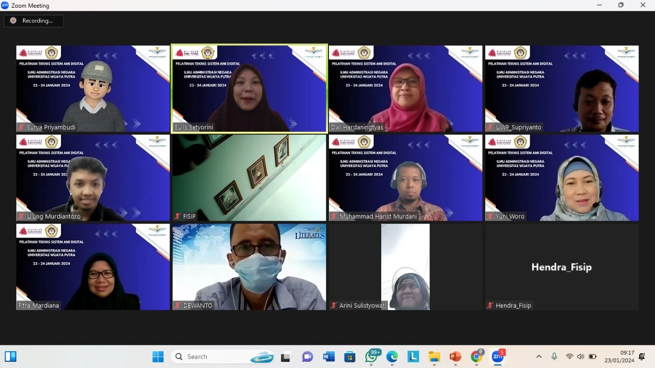 PELATIHAN SISTEM AMI DIGITAL UNIVERSITAS WIJAYA PUTRA