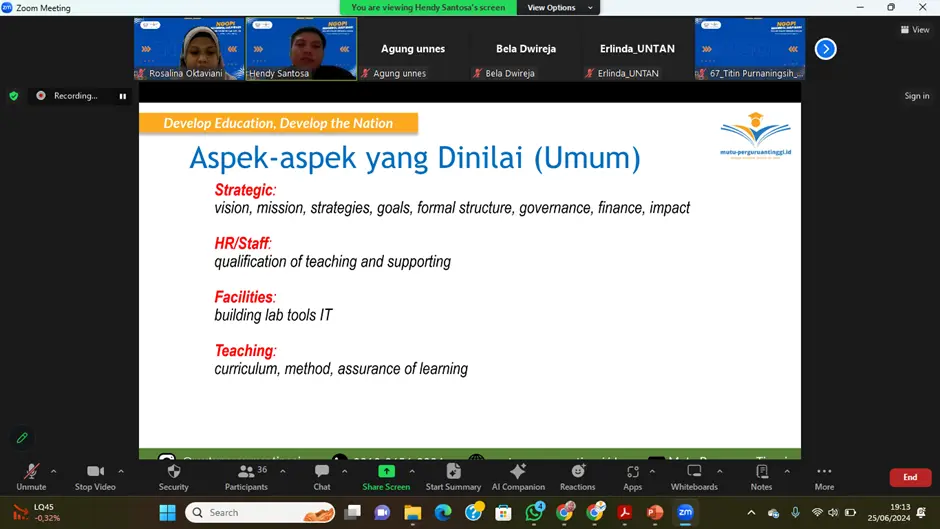ngopi akreditasi internasional