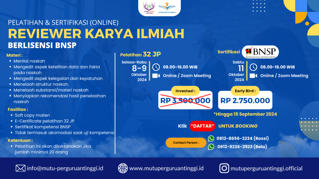REVIEWER KARYA ILMIAH