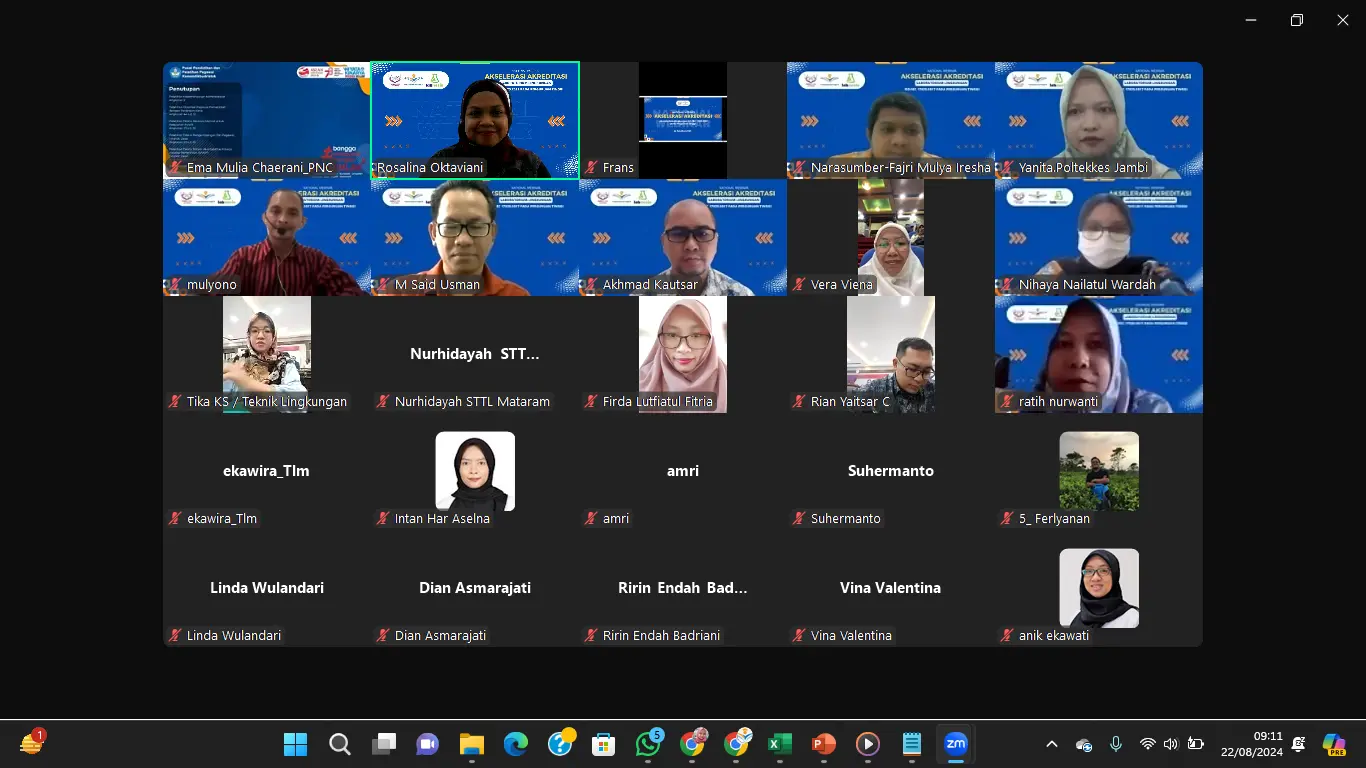 Mutu Perguruan Tinggi Sukses Gelar Webinar Nasional: Akselerasi Akreditasi Laboratorium Lingkungan ISO/IEC 17025:2017