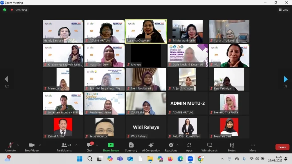 Fokus Akreditasi: Mutu Perguruan Tinggi Perkuat Implementasi OBE melalui Bootcamp Penyusunan RPS