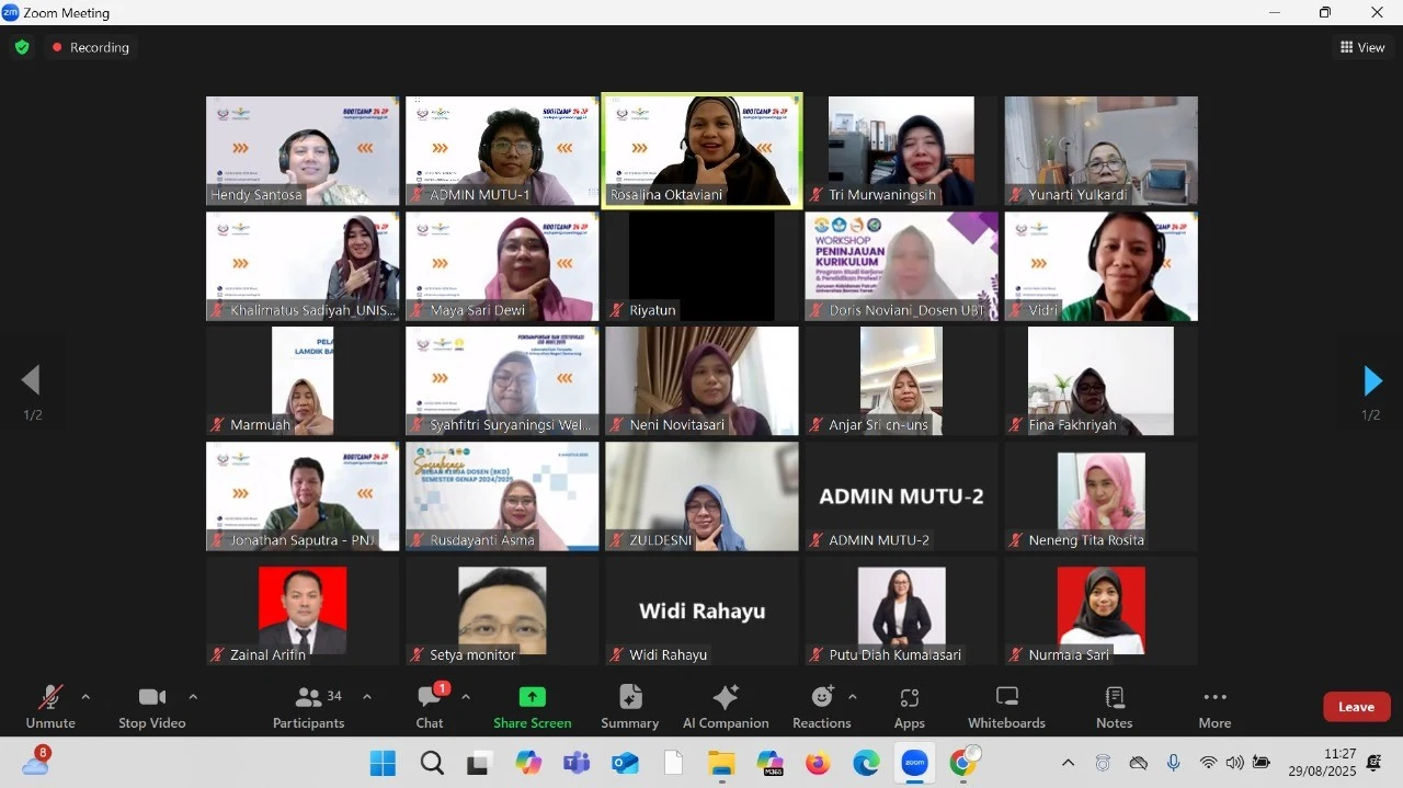 Fokus Akreditasi: Mutu Perguruan Tinggi Perkuat Implementasi OBE melalui Bootcamp Penyusunan RPS
