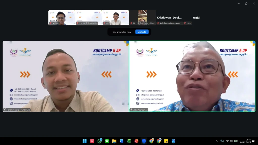 Strategi Jitu Merancang Kurikulum OBE: Solusi Mutuperguruantinggi.id Bersama Poltekkes Kemenkes Kaltim