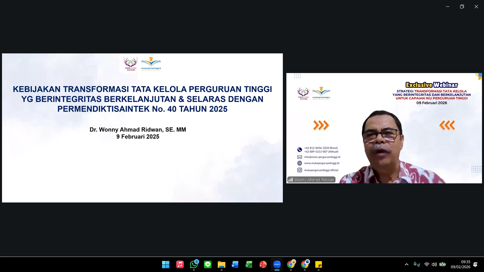 Sinergi LLDIKTI Wilayah V & Mutuperguruantinggi.id: Akselerasi IKU Berbasis Permendiktisaintek No. 40 Tahun 2025