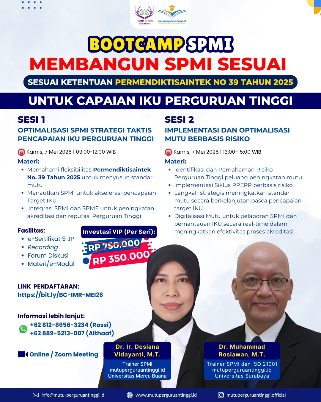 Bootcamp-Sistem Penjaminan Mutu Internal-Mei 2026